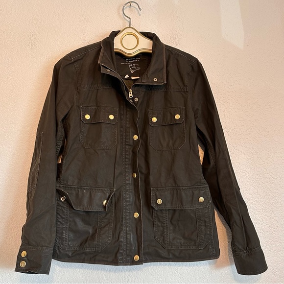 J CREW Downtown field jacket Olive Large Cargo - Picture 4 of 12